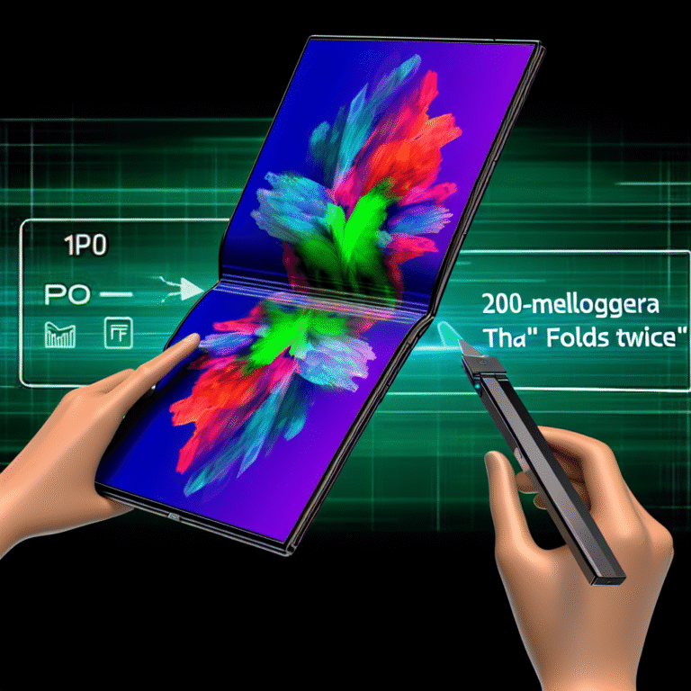 얼리어답터들을 위한 혁신적인 삼성 2억 화소+10인치 ‘두번 접는 폰’!