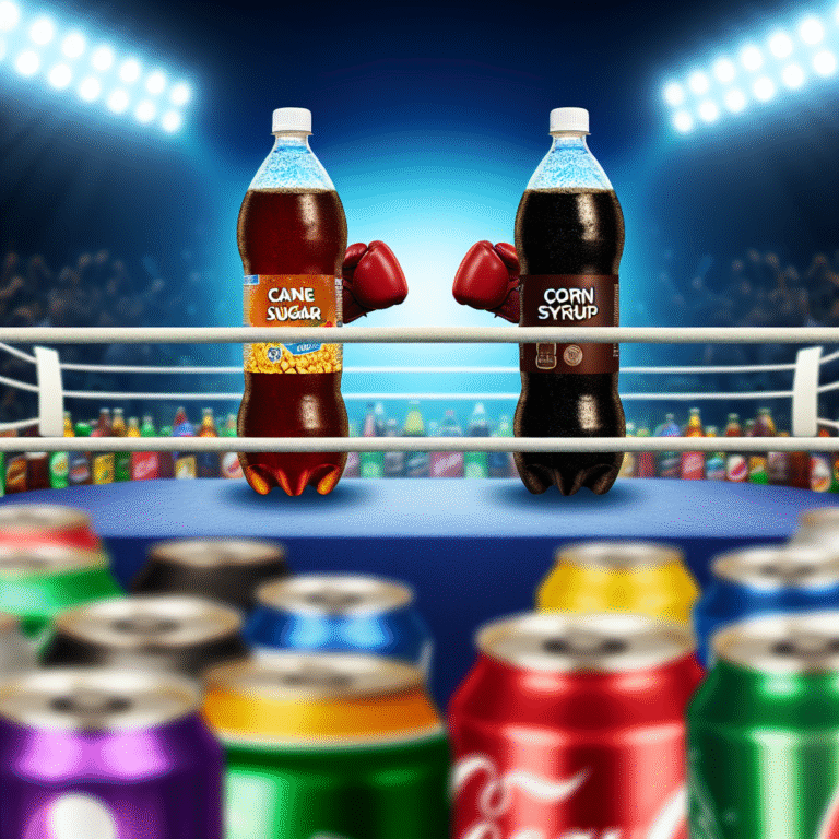 최신 콜라 전쟁: 사탕수수 vs 옥수수 시럽 맛 대결!