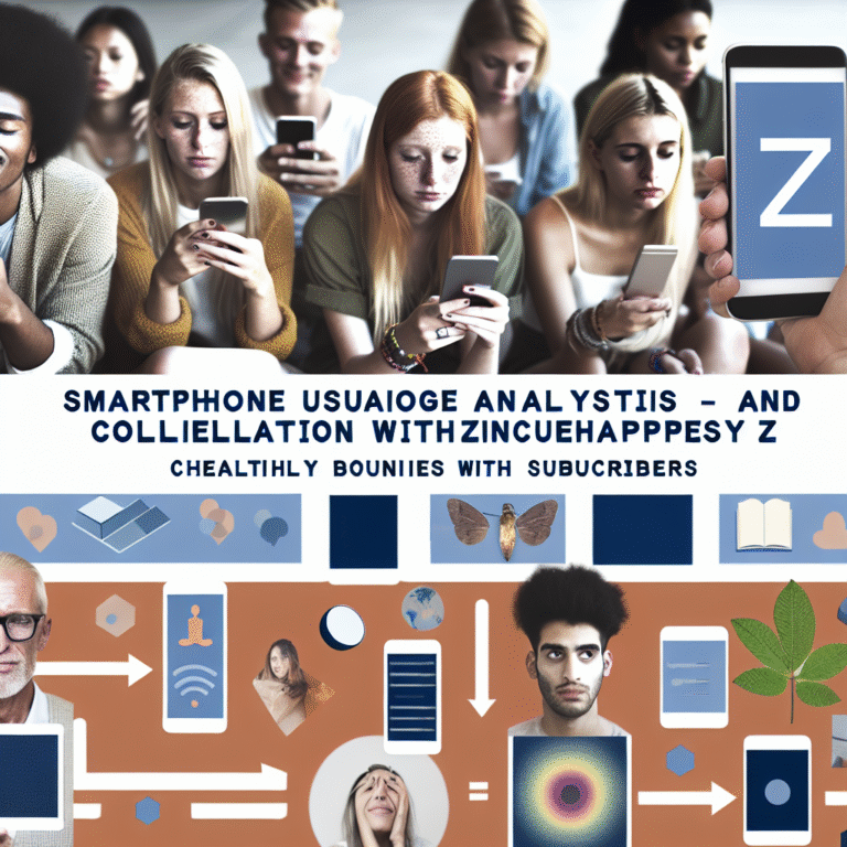 Z세대를 위한 스마트폰 사용 분석과 해결책 제안: 불행감 증가와의 연관성