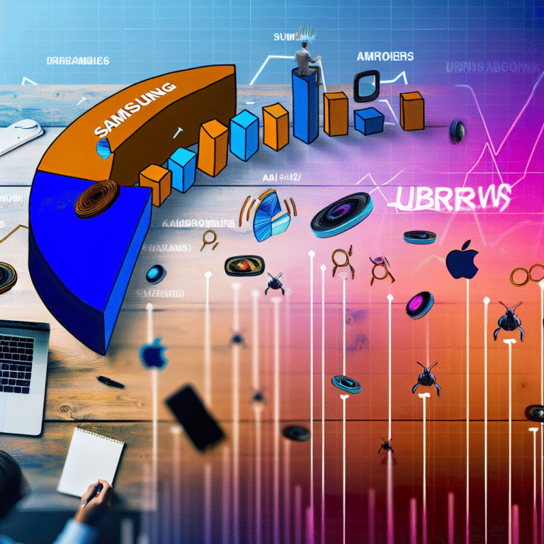 국내 스마트폰 시장, 삼성의 압도적 인기와 애플의 도전 과제