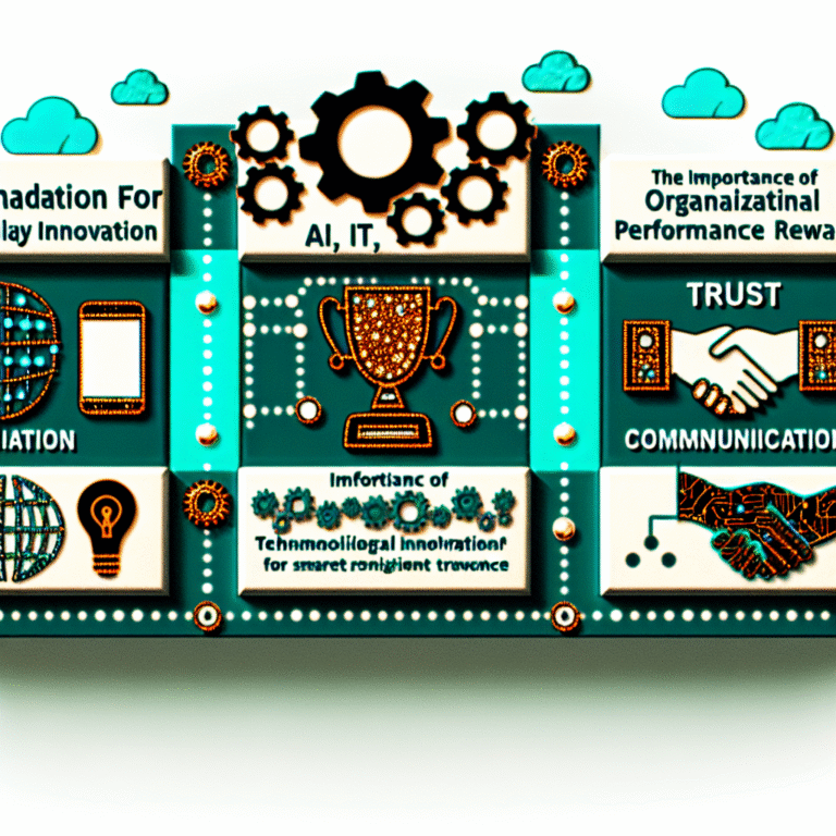 기술 혁신을 위한 밑바탕, 조직의 성과 보상과 신뢰 그리고 소통의 중요성