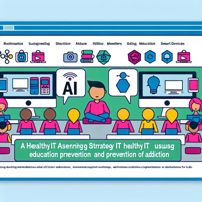 아이들의 건강한 IT 사용 교육 방법과 중독 예방 전략 제시