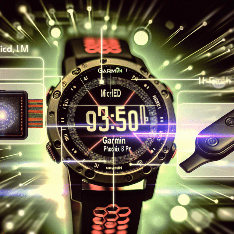 가민의 피닉스 8 프로, 마이크로LED와 인리치 기술로 새 역사를 썼다!