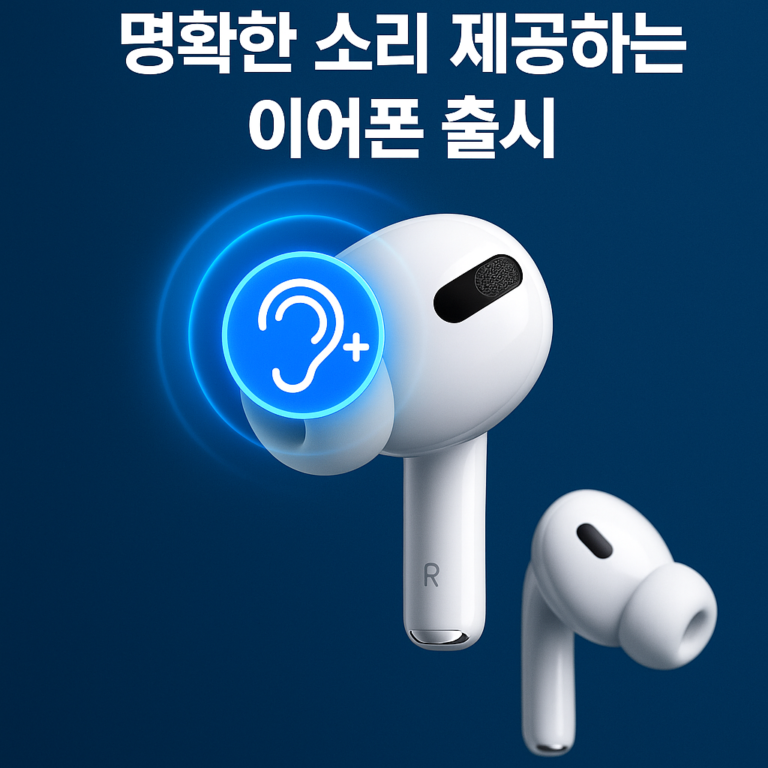 청취 보조 기능 탑재, 명확한 소리 제공하는 이어폰 출시