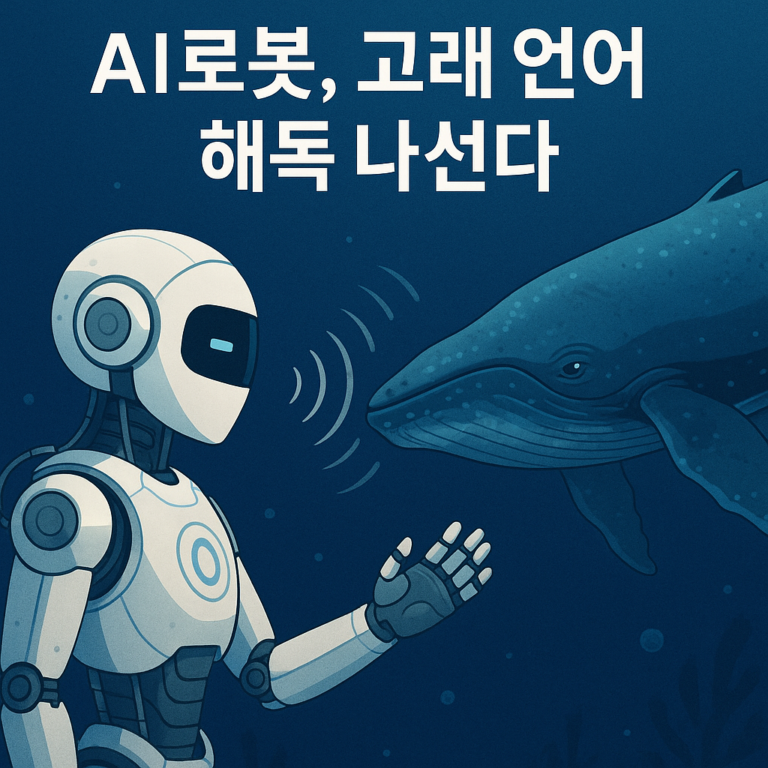 AI로봇, 고래 언어 해독 나선다