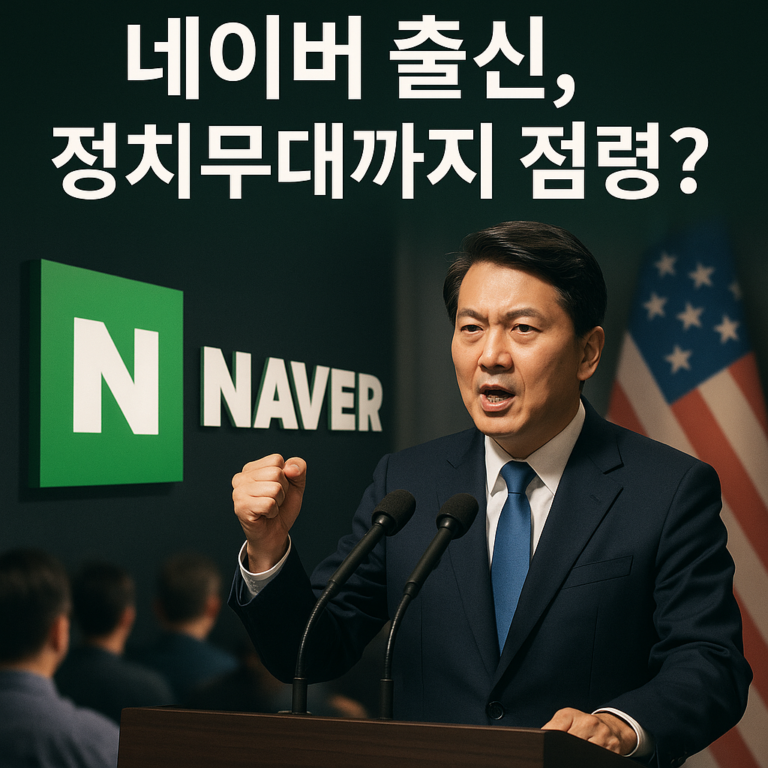 네이버 출신, 정치무대까지 점령?