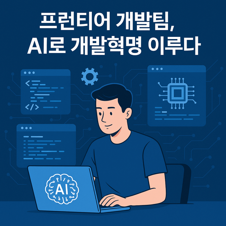 ‘프런티어 개발팀, AI로 개발혁명 이루다’