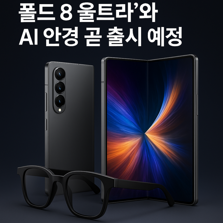 삼성전자, ‘폴드8 울트라’와 AI 안경 곧 출시 예정