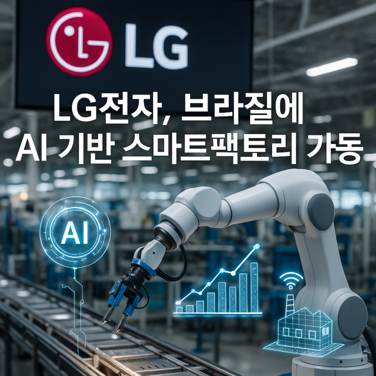 LG전자, 브라질에 AI 기반 스마트팩토리 가동