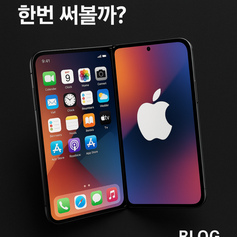 애플, 접이식 아이폰 ‘듀오’ 출시! 한번 써볼까?