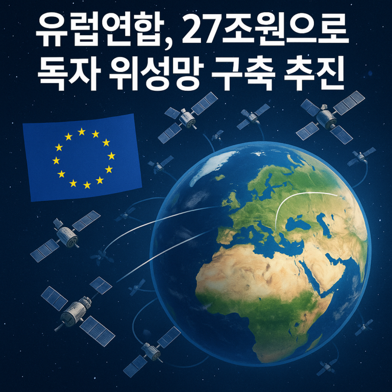 유럽연합, 27조원으로 독자 위성망 구축 추진