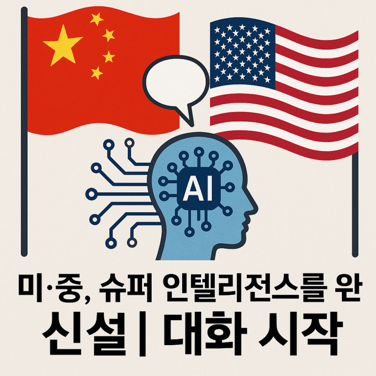 미중, 슈퍼 인텔리전스를 위한 신설 대화 시작
