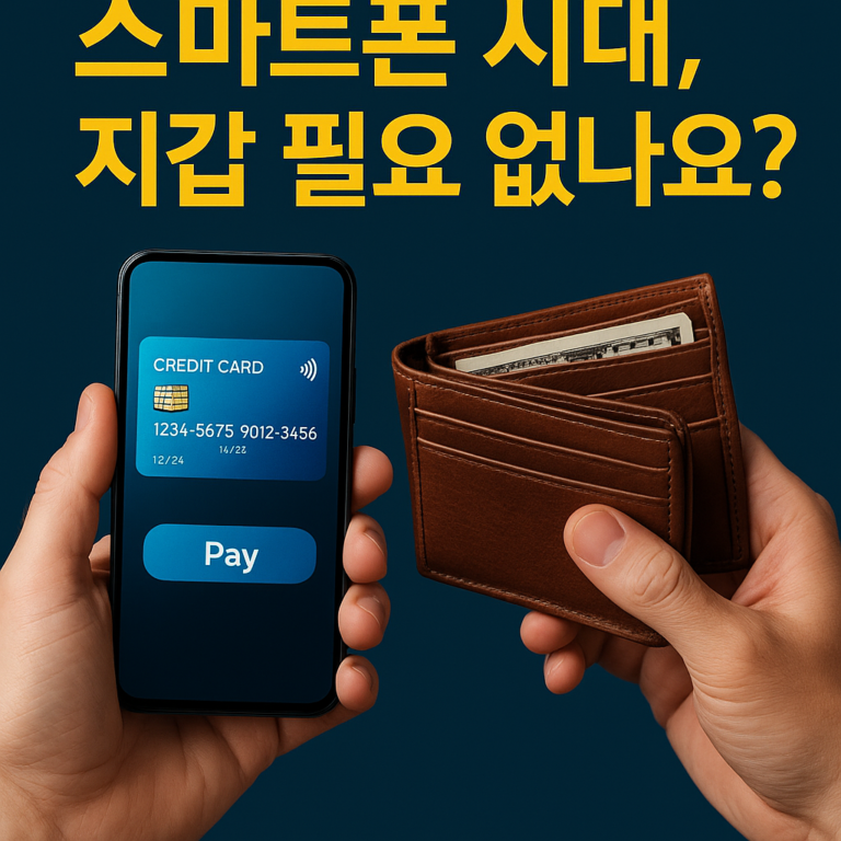 스마트폰 시대, 지갑 필요 없나요?