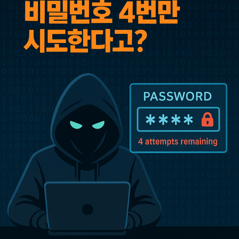 해킹 AI, 비밀번호 4번만 시도한다고?